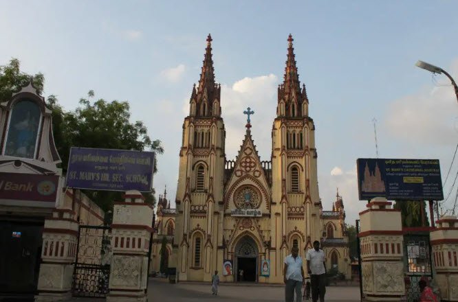 St. Mary's Cathedral, Madurai, Tamil Nadu - Vushii.com St. Mary's Cathedral, Madurai, Tamil Nadu - Vushii.com